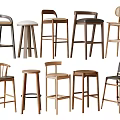 Various Modern Wooden Bar Stools With Different Designs And Styles