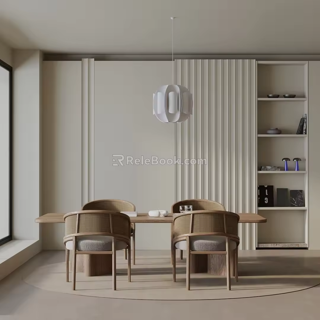Modern table combination 3d model