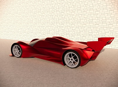 Concept Super sports car 3d model