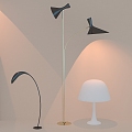 Lighting table lamp chandelier shaped lamp wall lamp 3d model