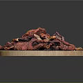 Organic Dried Tomatoes on Wooden Plate for Healthy Snacking
