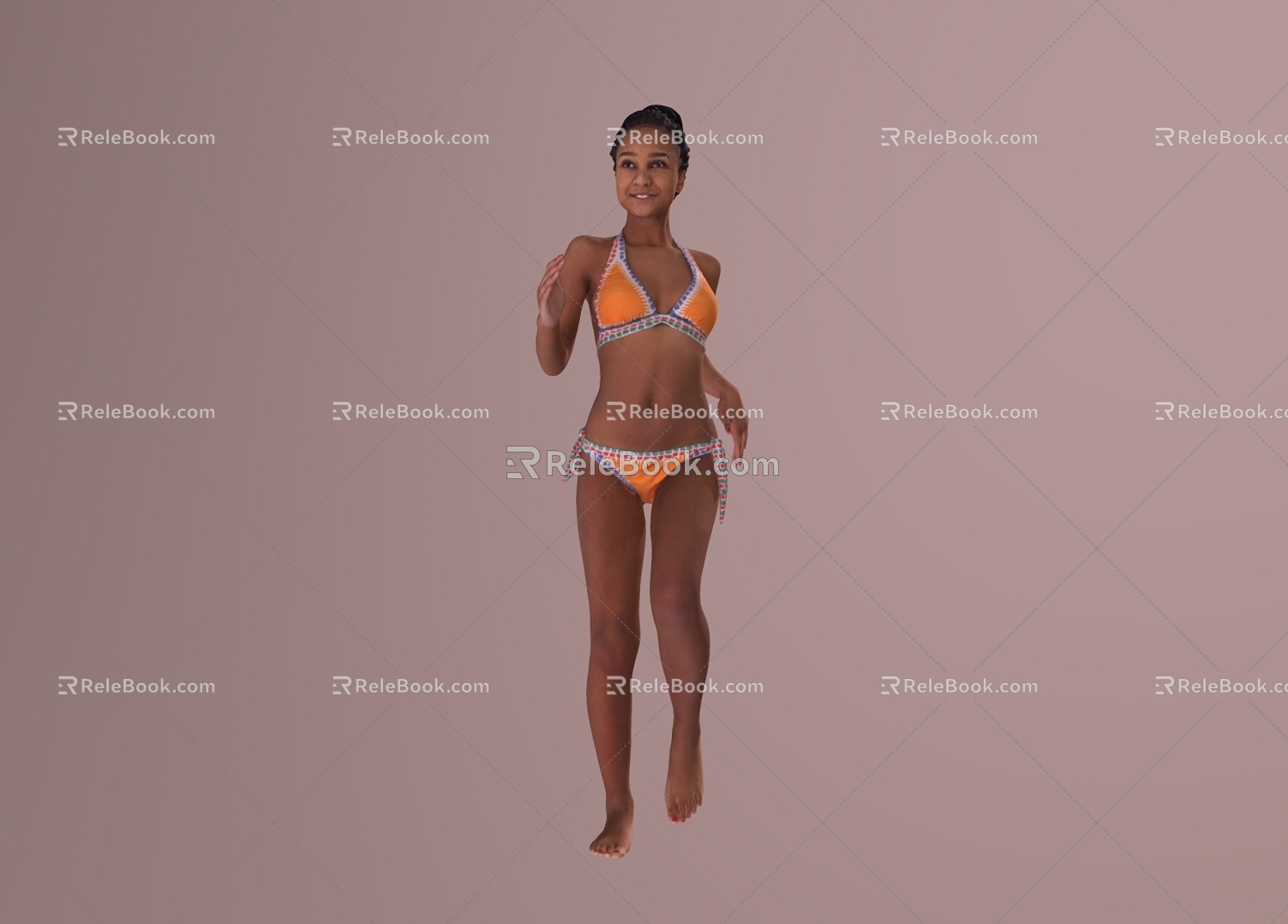 Beach Bikini Sexy Spice Girls 3d model