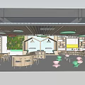 Modern Library Inside the Library 3d model