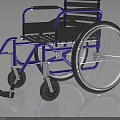 Ergonomic Wheelchair Furniture With Metal Frame Armrests Footrests And Smooth Rolling Wheels