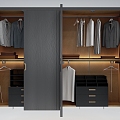 Modern wardrobe 3d model