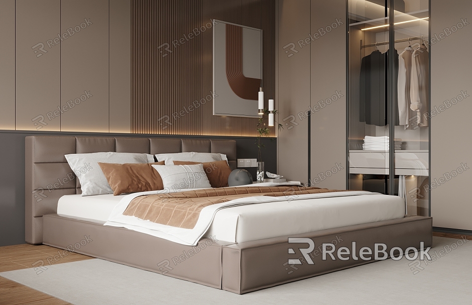 Modern Italian Double Bed model