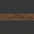 Rustic Wooden Bench With Natural Grain Simple Design For Home Furniture