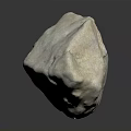 Light Colored Natural Stone with Rough Surface and Natural Texture on Dark Background with Reflection