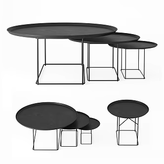 Modern functional table fat B and B italia B and B bitalia fat 3d model