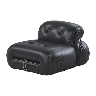 Modern Simple Single Sofa 3d model