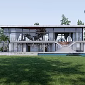 modern architecture 3d model