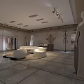 Modern Clothing Store Interior With Mannequins Clothes Racks Display Area And Soft Lighting