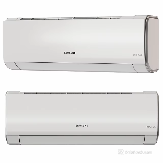 SAMSUNG Dual Inverter Air Conditioners Wall Mounted Home Appliances With Modern Design 3d model 