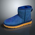 Modern Boots Low-top Leather Shoes Cotton Boots Snow Boots 3d model