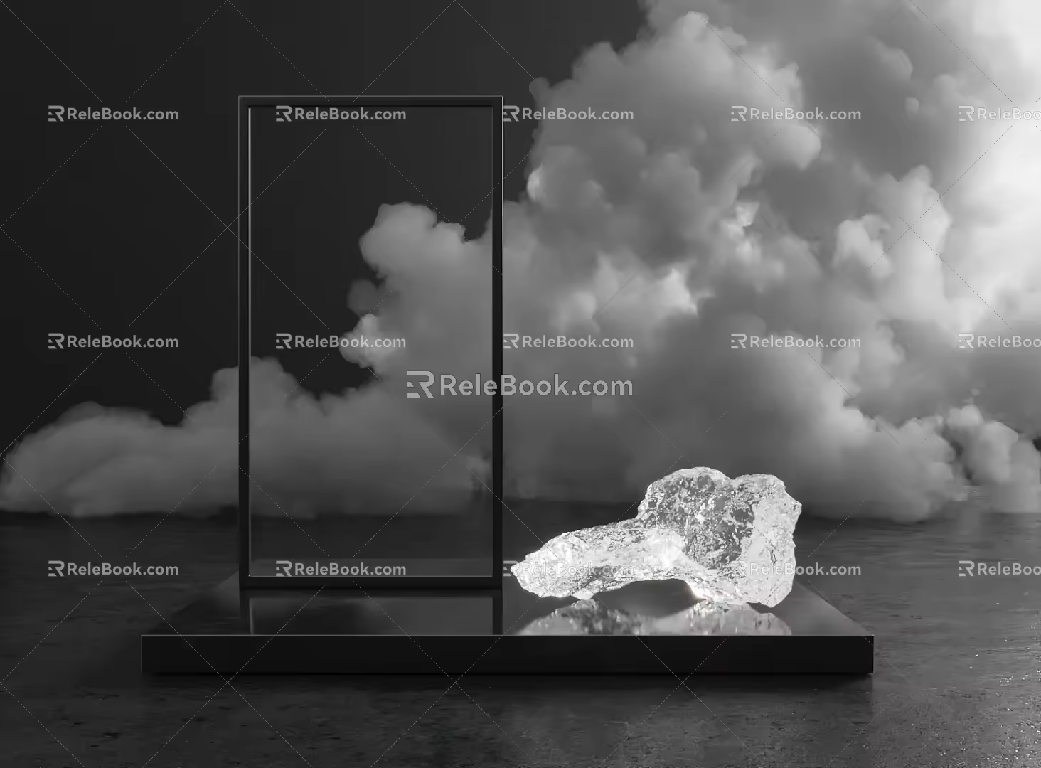 Still Life Display Stand E-commerce Products Booth E-commerce Meichen 3d model