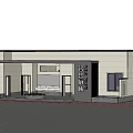 New Chinese Style Public Toilet Simple Public Toilet Restroom 3d model