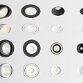 Stylish Modern Downlights And Spotlights In Various Colors For Home Interior
