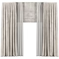 Luxurious Light Gray Curtains With Sheer Panels And Pleated Design For Home Decor
