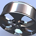 Stylish KIA Car Tire Featuring Silver Five Spoke Alloy Wheel Rim Design