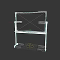 Mobile Whiteboard with Stand and Wheels for Office Presentations