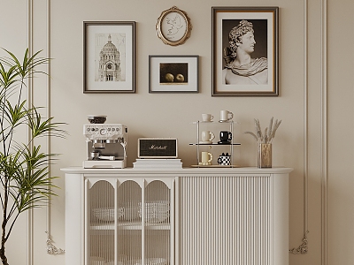 French Cream Sideboard model