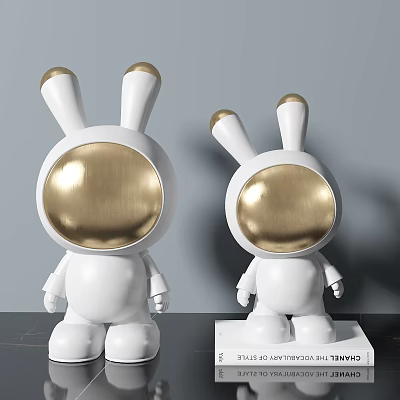 Light Luxury Ornaments Rabbit Ornaments 3d model Light Luxury Ornaments Rabbit Ornaments 3d model