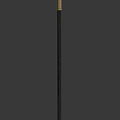 Black Long Sword Weapon With Sleek Metal Design And Sharp Edge