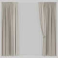 Elegant Beige Curtains With Sheer Panels And Soft Texture For Modern Window Decor