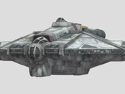 Spaceship Space Warship Spaceship Sub-era Fighter Science Fiction 3d model