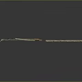 Wood Stone Long Decorative Strips With Different Colors Textures And Reflective Surface On Gray Background
