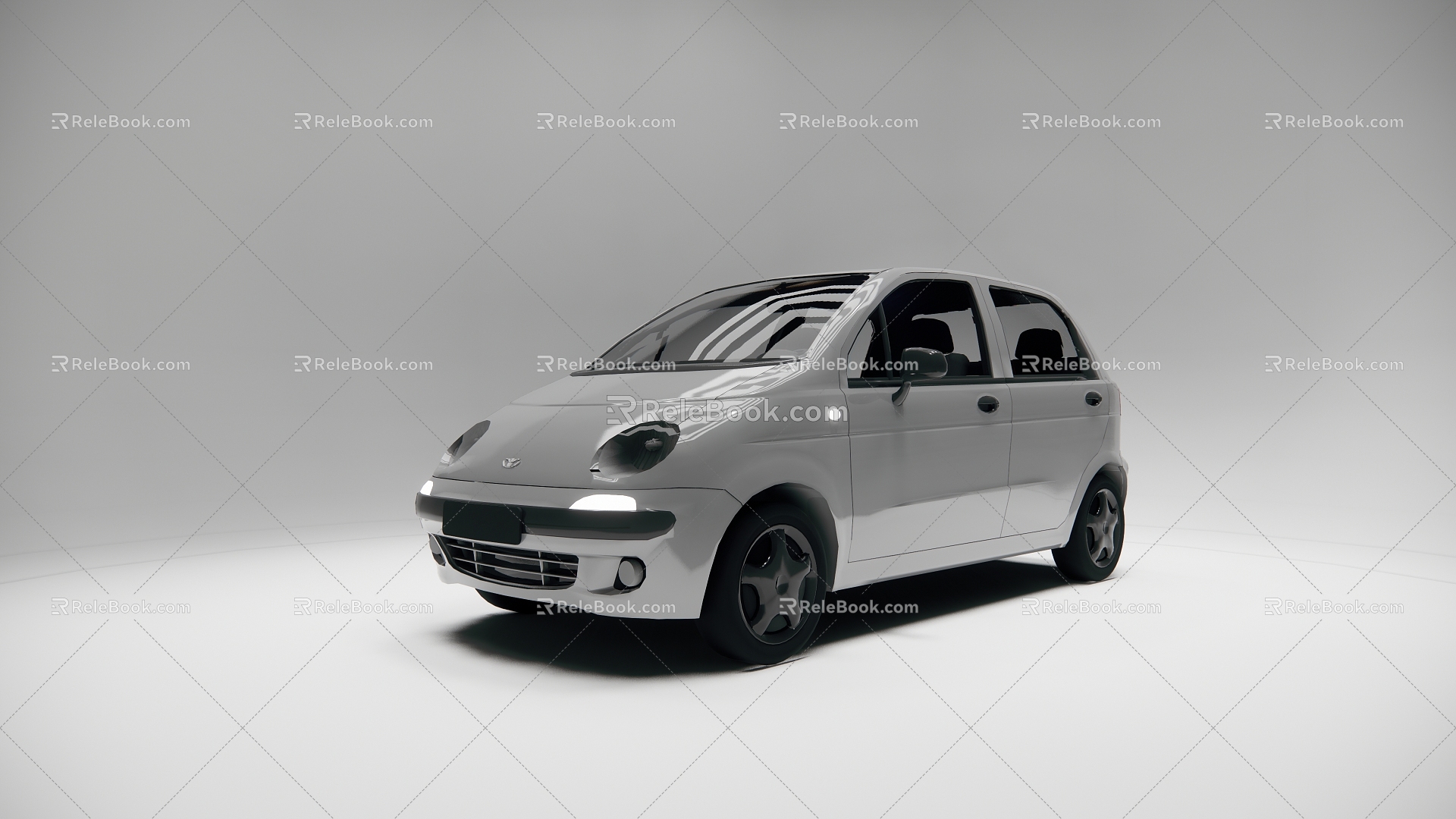 White classic used Alto 3d model