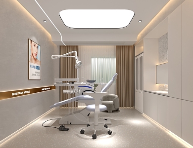 Dental Treatment Room Modern Clinic 3d model