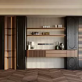French Sideboard Antique Sideboard Retro Sideboard Wine Cabinet Sideboard End View Cabinet Sideboard 3d model