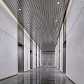 Elevator hall 3d model