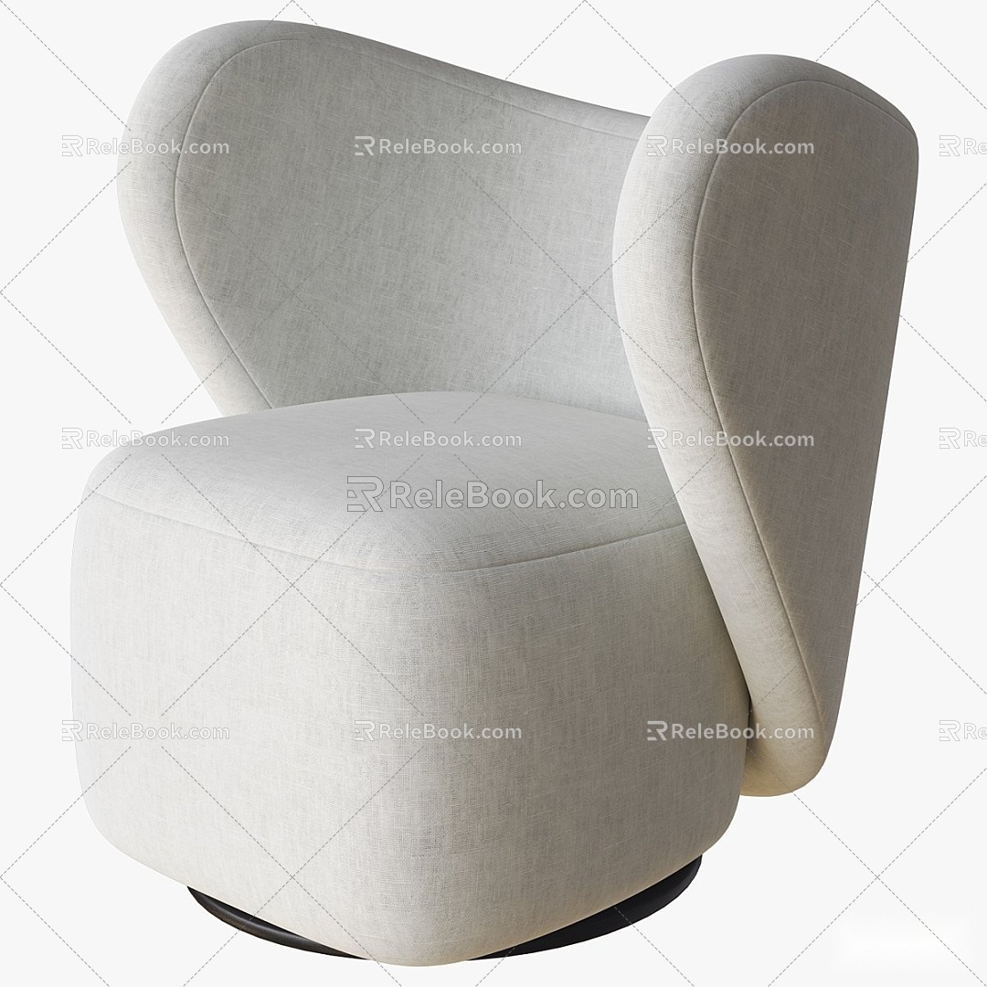 Modern Single Sofa 3d model