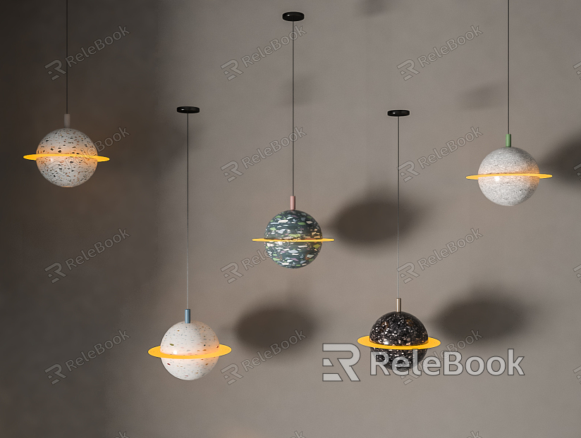 Modern chandelier terrazzo chandelier model