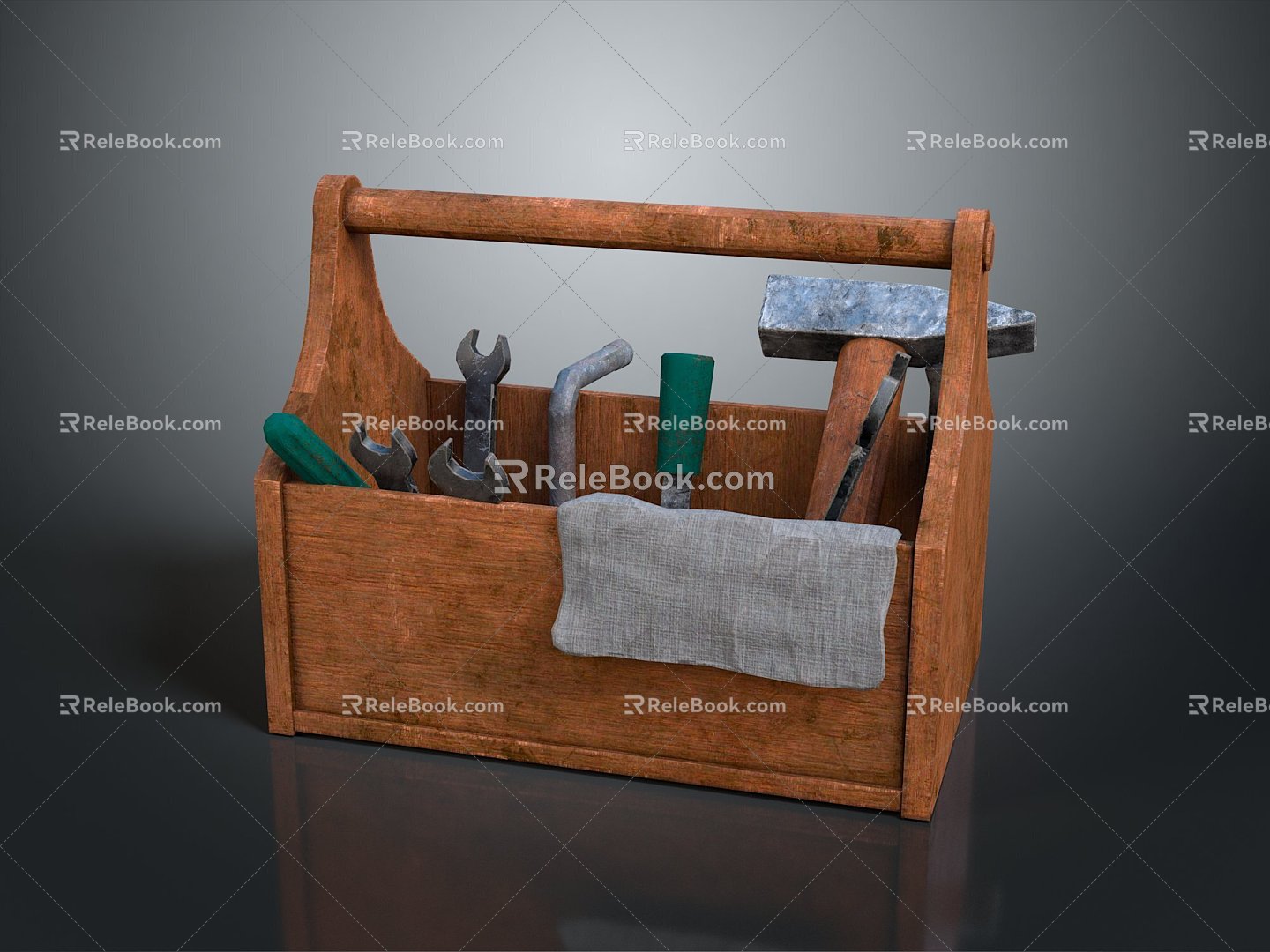 Box Toolbox Trunk Box 3d model