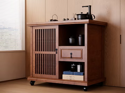 New Chinese Tea Cabinet Tea Table 3d model