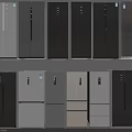 Modern Refrigerators and Freezers Collection with Multiple Colors Styles for Home Kitchen