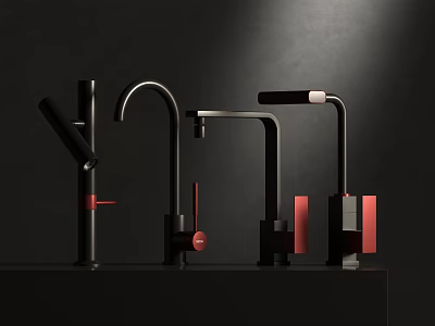 Modern faucet 3d model