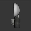 Vintage Electronic Cameras With Large Flash Units And Reflective Surfaces