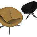 Minotti single sofa 3d model