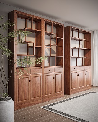 New Chinese-style Antique Cabinet 3d model