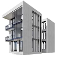 Modern Detached Villa Exterior With Balconies Large Windows And Contemporary Architectural Design