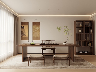 Zen Tea Room Meeting Room 3d model