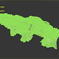 Wildlife Natural Habitat With Lush Green Vegetation Pond And Pathways In Park