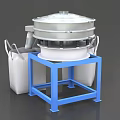 Industrial Vibrating Sieve Equipment With Multi layer Design And Blue Metal Stand