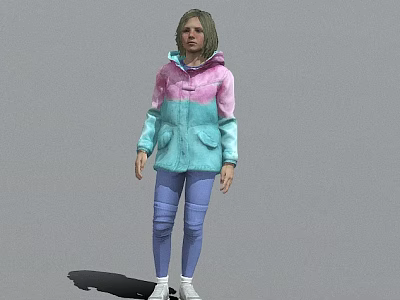 Digital Man Real Character Foreigner Woman Girl Man Character Young Woman Young Girl High Precision 3d model