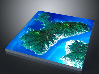 Geography, topography, mountain shape, ridge, ridge, valley, mountain range, canyon, geomorphology, mountain peak, mountain body 3d model