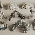 Decorative Rockery Stones With Various Designs And Styles For Garden Landscape Decoration
